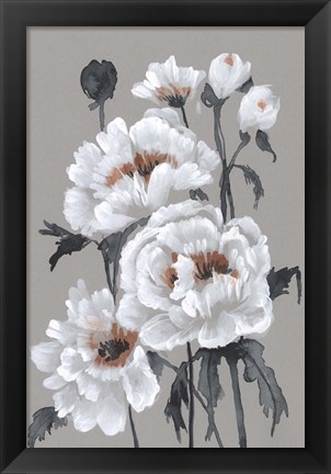 Framed Peony Profusion II Print