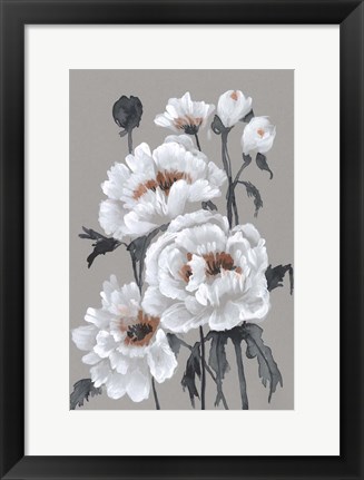 Framed Peony Profusion II Print