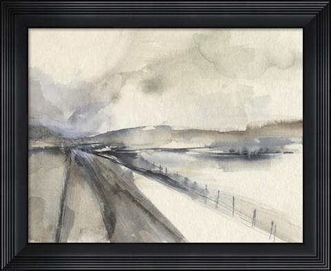 Framed Vanishing Pathway I Print