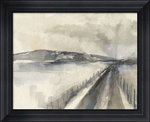 Framed Vanishing Pathway II Print