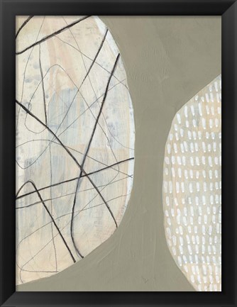 Framed Orb Patterns II Print