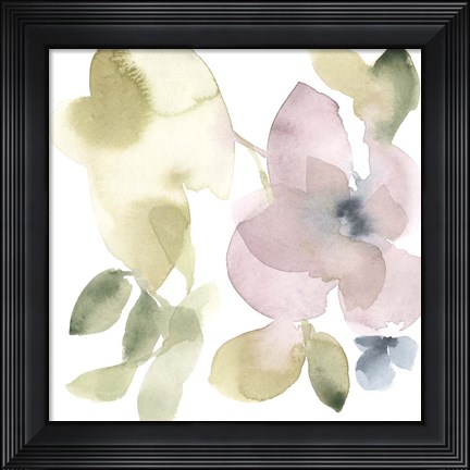 Framed Sweet Petals and Leaves VI Print