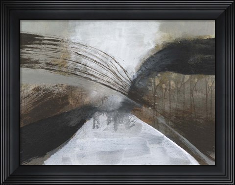 Framed Clouded Vortex I Print