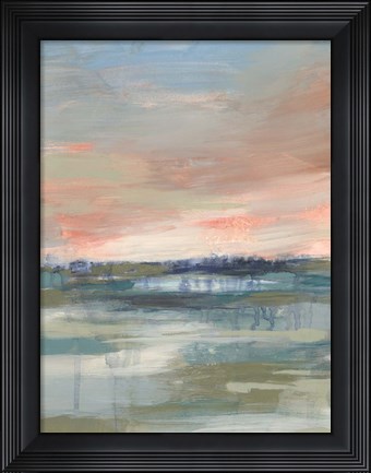 Framed Vast Marsh I Print