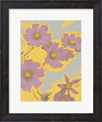 Framed Pop Art Floral II Print
