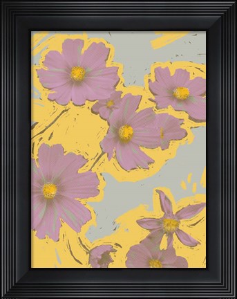 Framed Pop Art Floral II Print