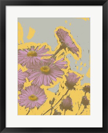 Framed Pop Art Floral VI Print
