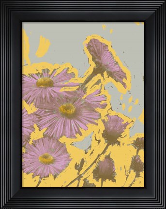 Framed Pop Art Floral VI Print