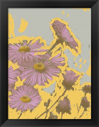 Framed Pop Art Floral VI Print