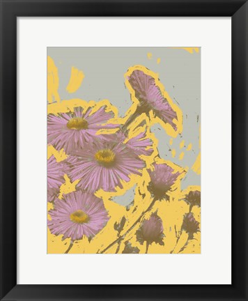 Framed Pop Art Floral VI Print