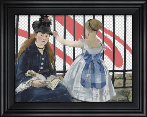 Framed Masked Masters (Waiting At the Station) Print