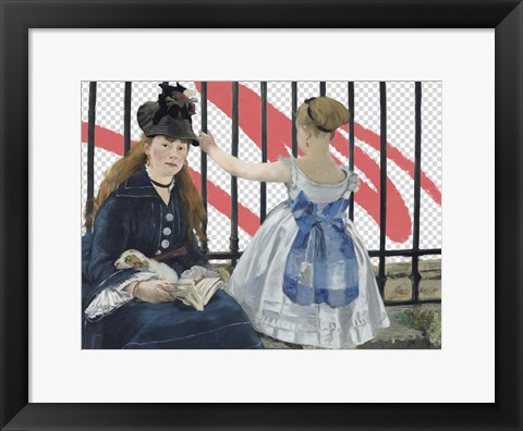 Framed Masked Masters (Waiting At the Station) Print