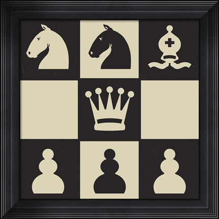 Framed Chess Puzzle IV Print