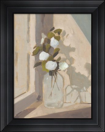 Framed Window Bouquet II Print