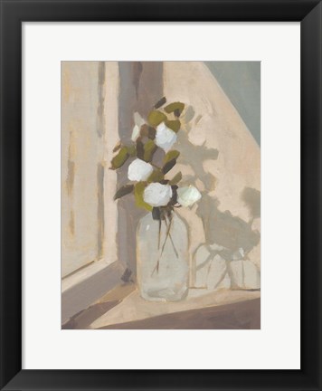 Framed Window Bouquet II Print