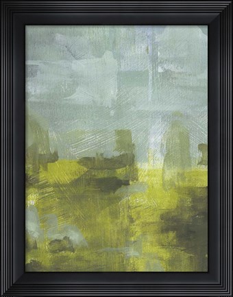 Framed Overgrown Greenway I Print