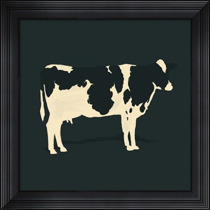 Framed Refined Holstein II Print