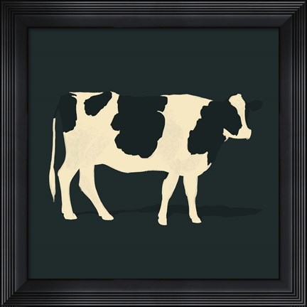 Framed Refined Holstein III Print