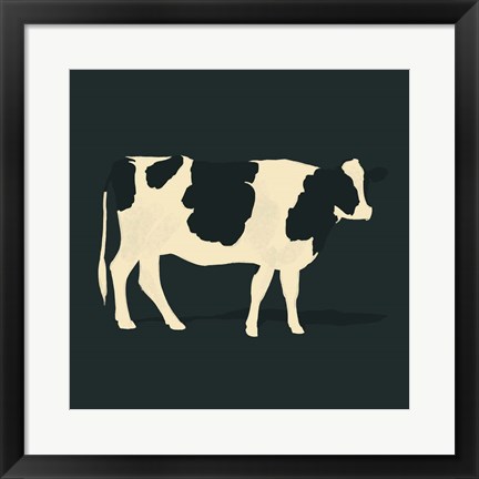 Framed Refined Holstein III Print