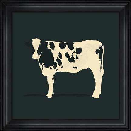 Framed Refined Holstein IV Print