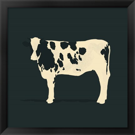 Framed Refined Holstein IV Print