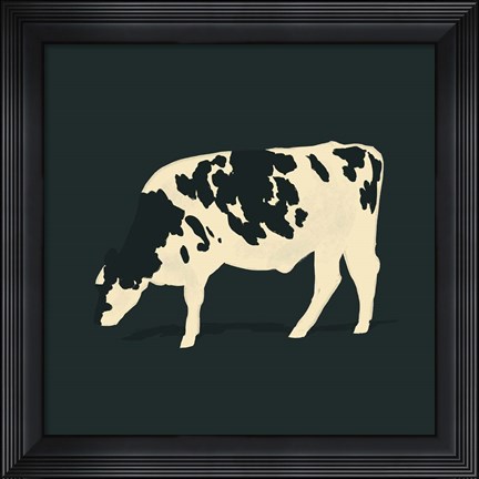 Framed Refined Holstein VI Print