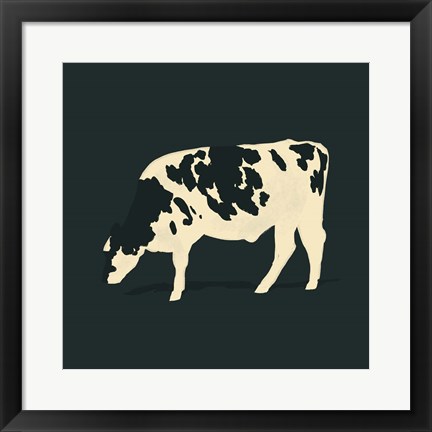 Framed Refined Holstein VI Print