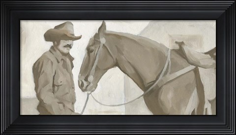 Framed Work Friends II Print