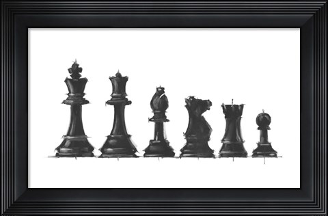Framed Starting Line Up I Print