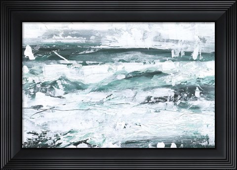 Framed Misty Waves II Print