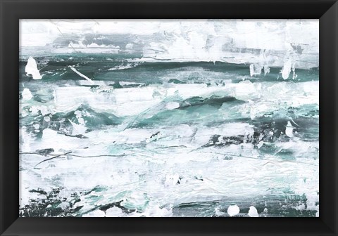 Framed Misty Waves II Print