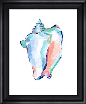 Framed Pop Shell Study I Print