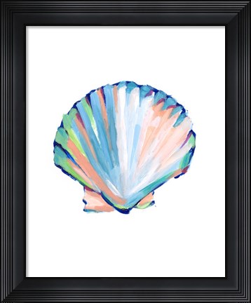 Framed Pop Shell Study III Print