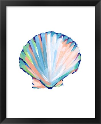 Framed Pop Shell Study III Print