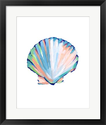 Framed Pop Shell Study III Print