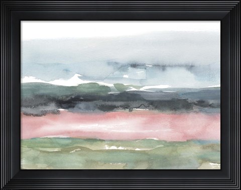 Framed Blush Salt Bed II Print