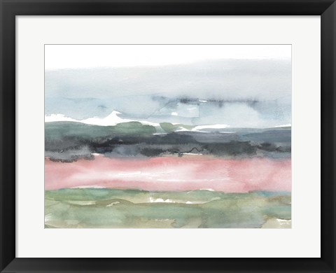 Framed Blush Salt Bed II Print