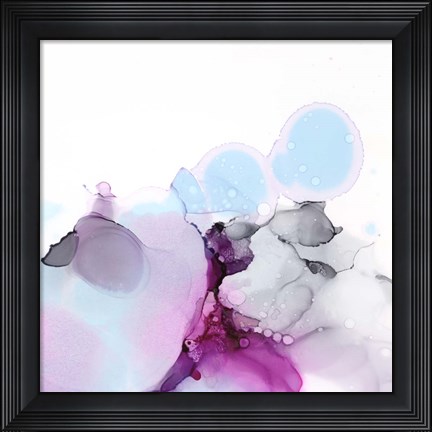 Framed Fluid Magenta II Print
