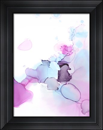 Framed Fluid Magenta III Print