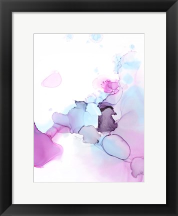 Framed Fluid Magenta III Print