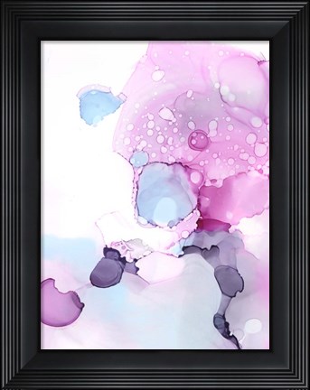 Framed Fluid Magenta IV Print