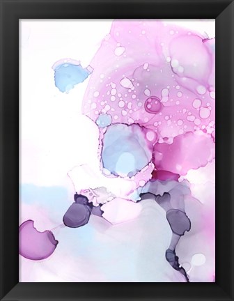 Framed Fluid Magenta IV Print