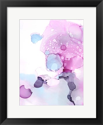 Framed Fluid Magenta IV Print