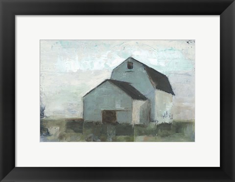 Framed Barn at Sunset I Print