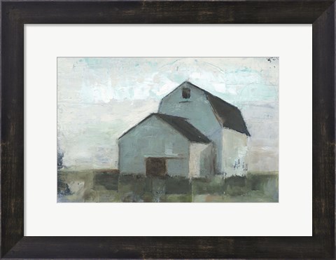 Framed Barn at Sunset I Print