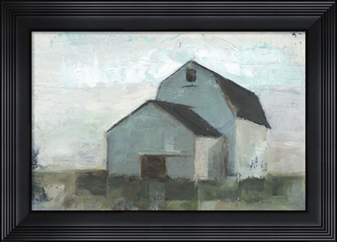 Framed Barn at Sunset I Print