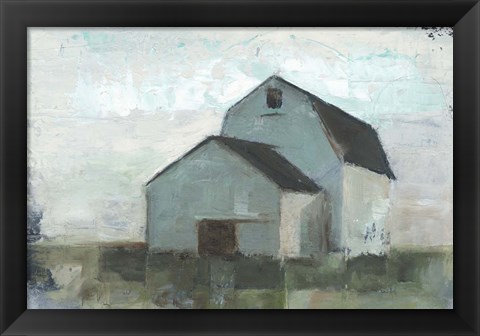 Framed Barn at Sunset I Print