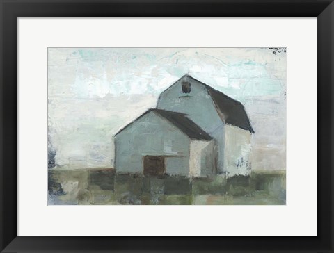 Framed Barn at Sunset I Print