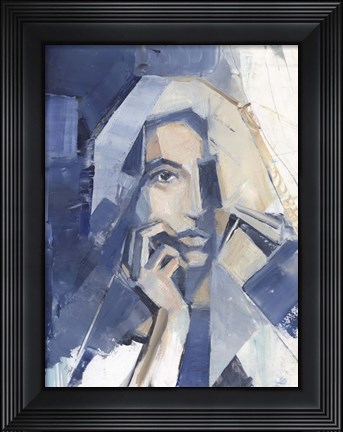 Framed Cubist Glamour I Print