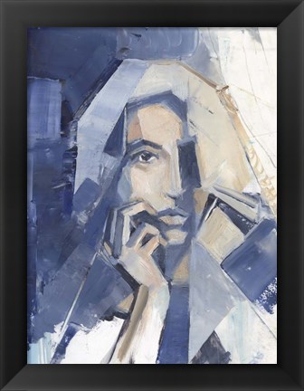 Framed Cubist Glamour I Print